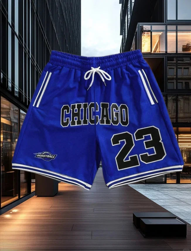 NEW The 2025/26 Summer Men's Shorts for Running Sports Casual and Fashionable 3D Digital 23 Print Are Soft and Comfortable
