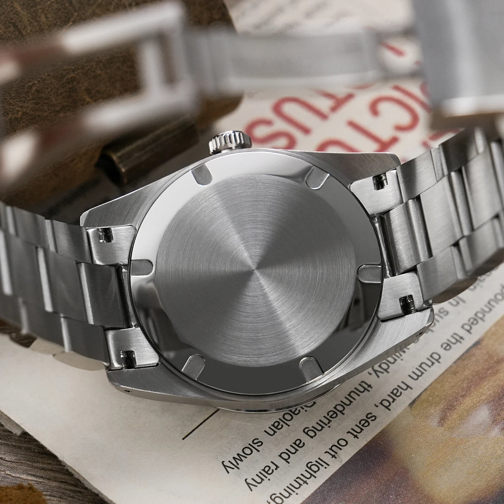 Watchdives WD1960S V2 Watch VH31 Sweep Second Movement Stainless Steel Sapphire Crystal Business Wristwatch Vintage Watches