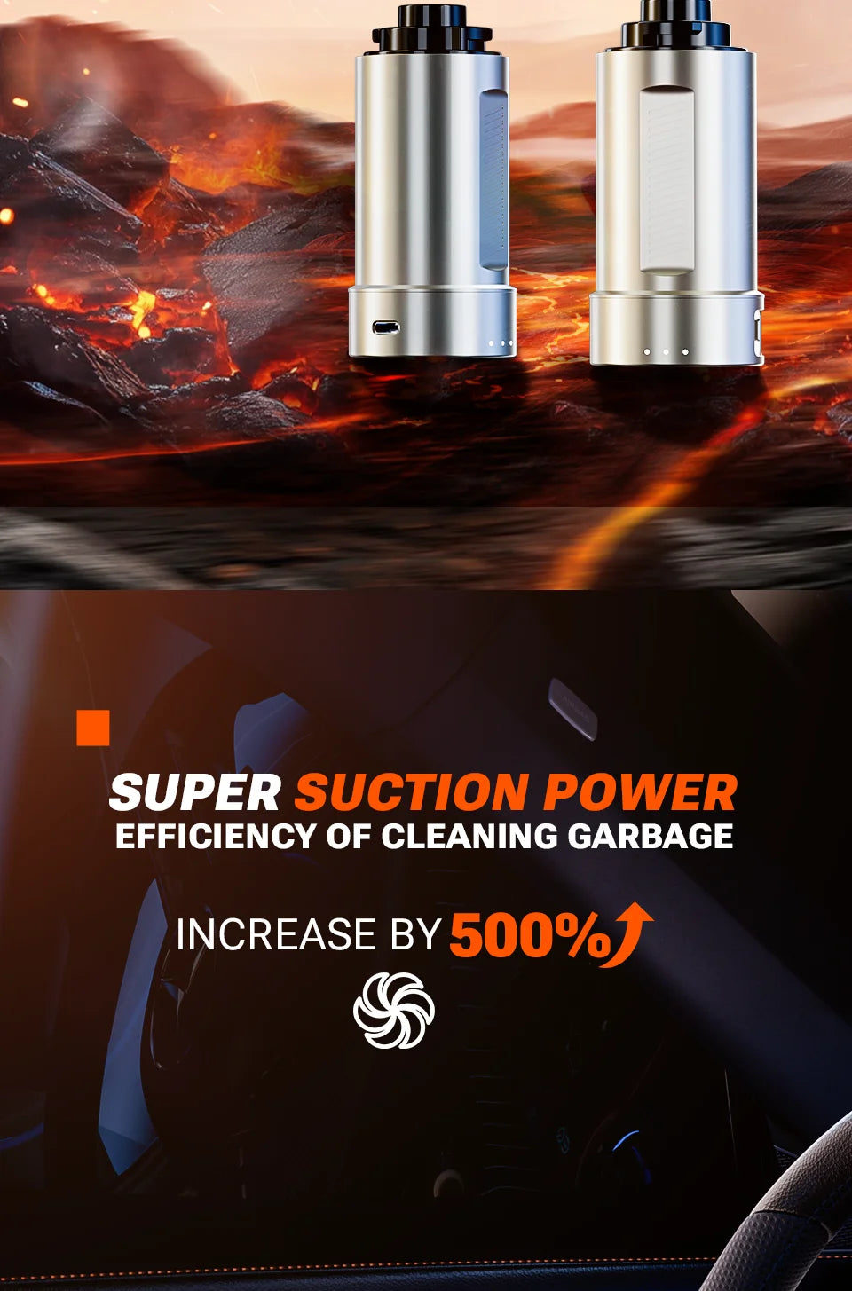 SZUK 2026 Portable Wireless Vacuum Cleaner Mini blower Multi New Car Vacuum Cleaner Powerful Handheld Cleaning Machine with LED