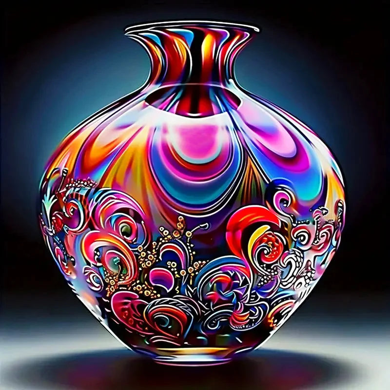 Resin 120 Colors Vase New 2025 Diamond Painting Sticker Legend Print Canvas Border New Arrivals Mosaic Rhinestones Decor Art Kit