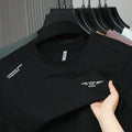2025 New Men's Korean Casual Short Sleeved Round Neck T-shirt Summer Fashionable and Comfortable Versatile Top