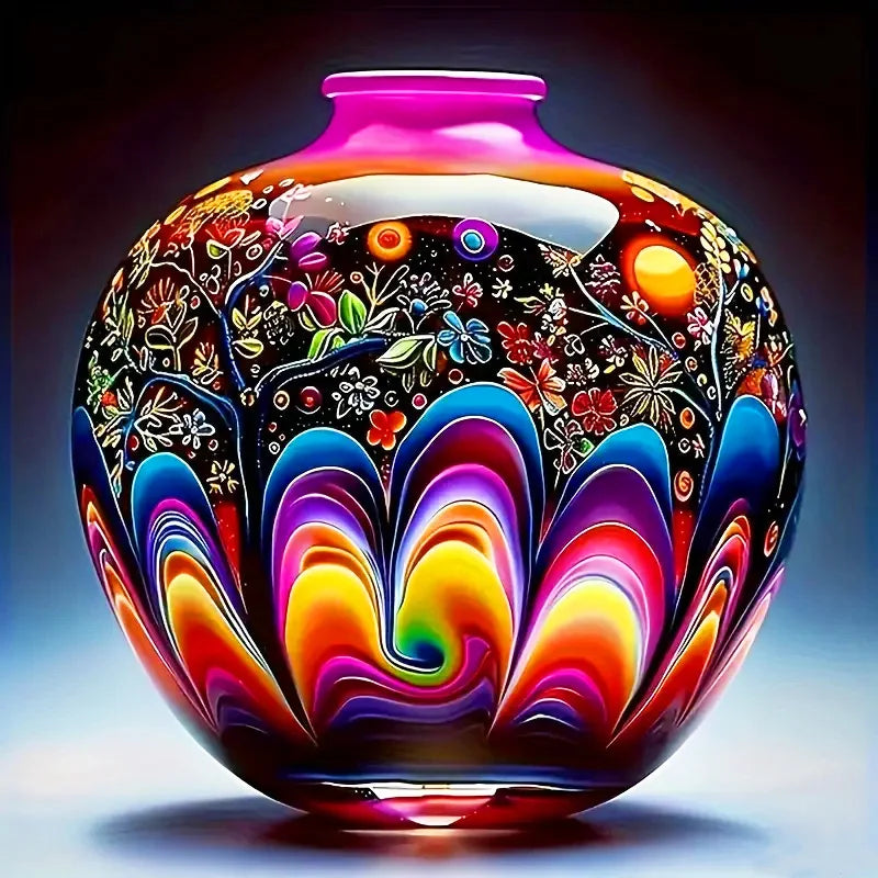 Resin 120 Colors Vase New 2025 Diamond Painting Sticker Legend Print Canvas Border New Arrivals Mosaic Rhinestones Decor Art Kit