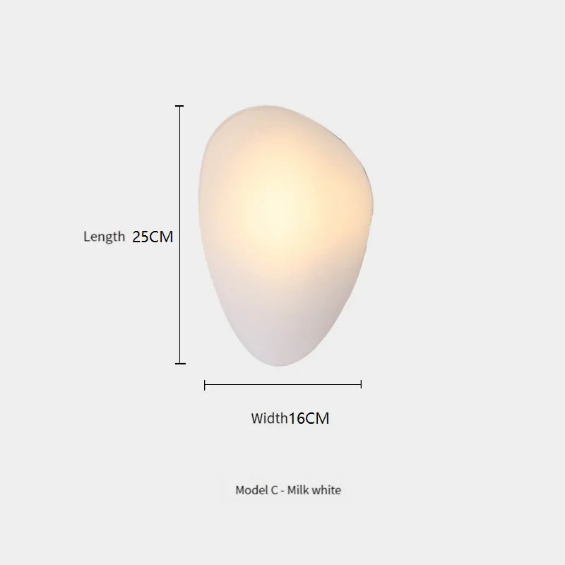 Nordic Design Color Glass LED Wall Lamp Home Decor Ceiling Wall Lights Hotel Corridor Living Room Beroom Bedside Sconce Lighting