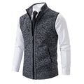Men Sweaters Vest 2025 Autumn Winter New Wool Warm Velvet Solid Casual Knitwear Turtleneck Sleeveless Sweaters Vest men clothing