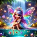Evershine Full Square Diamond Painting Girl Portrait Rhinestones Mosaic Elf 5D DIY Diamond Embroidery Wings Picture Home Decor