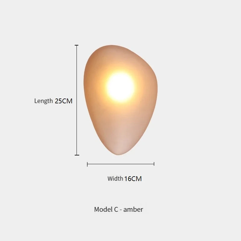 Nordic Design Color Glass LED Wall Lamp Home Decor Ceiling Wall Lights Hotel Corridor Living Room Beroom Bedside Sconce Lighting