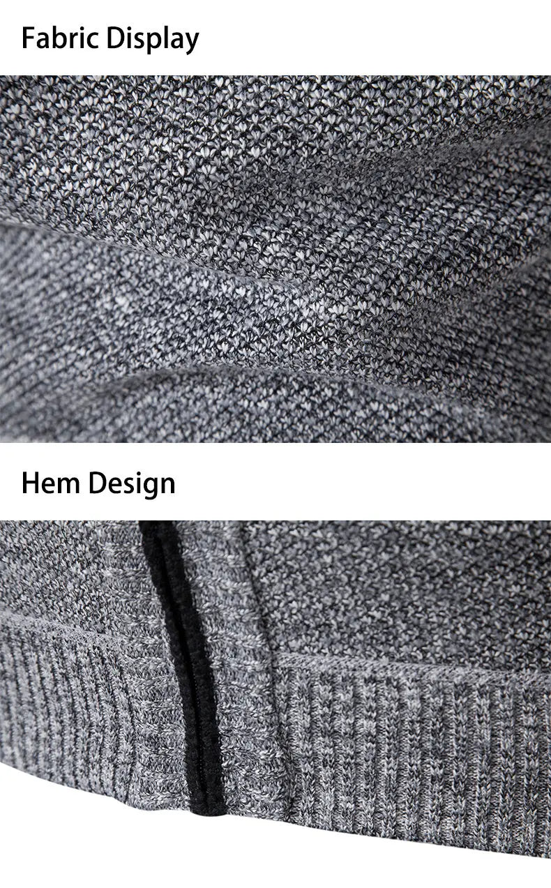 Men Sweaters Vest 2025 Autumn Winter New Wool Warm Velvet Solid Casual Knitwear Turtleneck Sleeveless Sweaters Vest men clothing