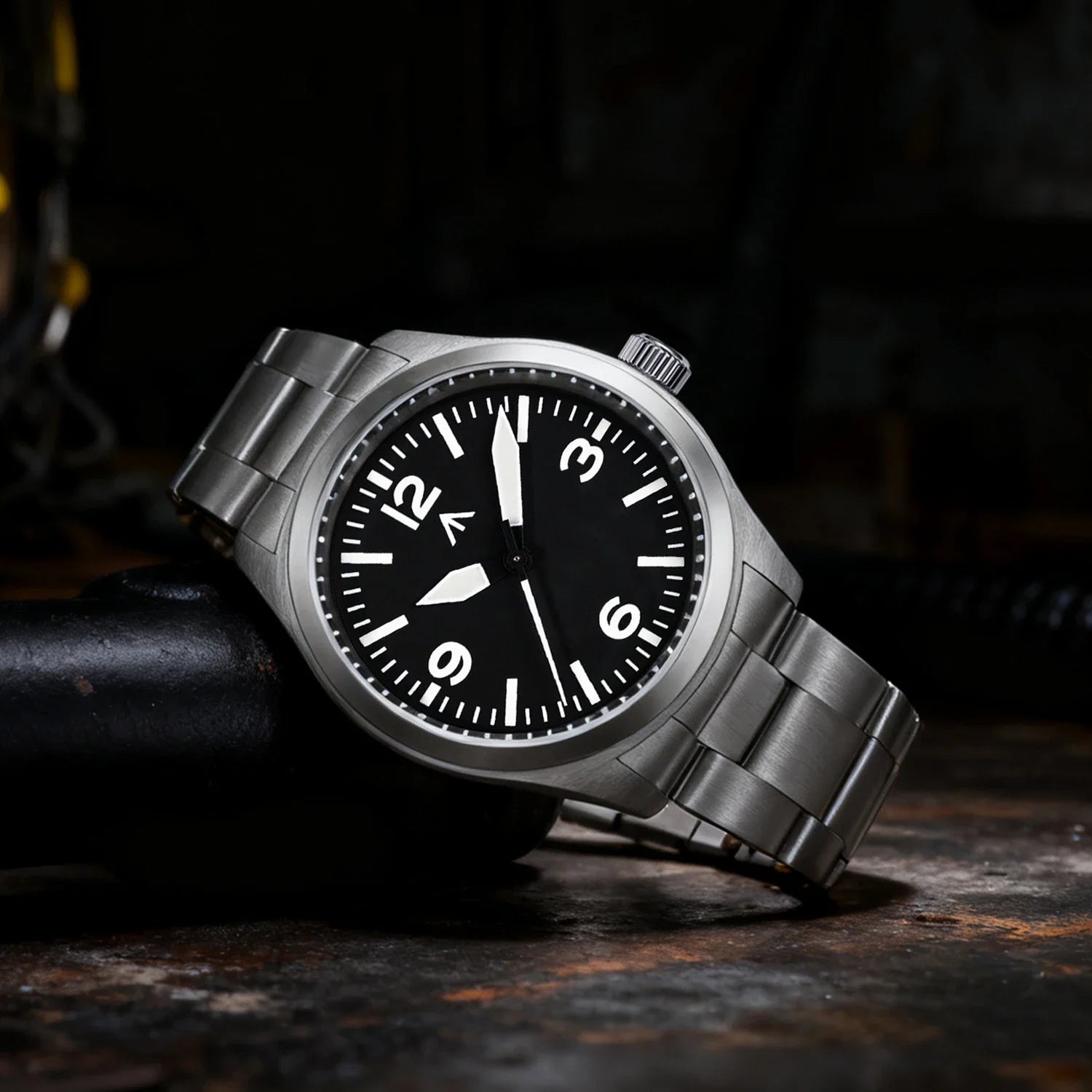 Militado New ML08 Steel Quartz Watches VH31 Sweep Movement Sapphire Mirror Super Luminous BGW9 100M Waterproof 38Mm Wrist Watch