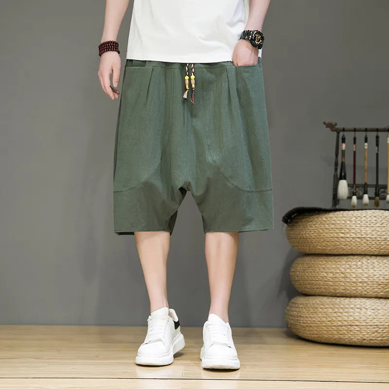 Korean Style New Five-point Pants Men's Summer Suit Shorts Streetwear Solid Color Work Shorts Black Shorts Bermuda Masculina 5XL