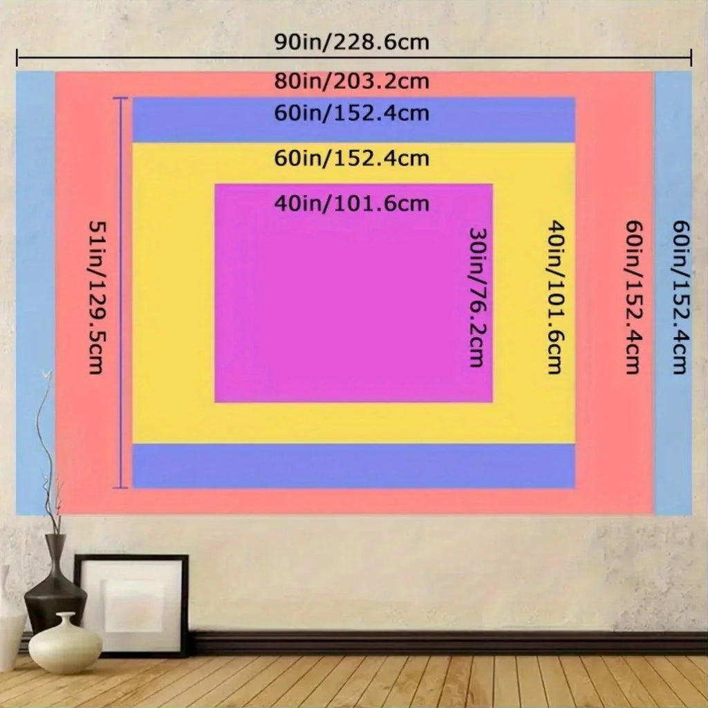 Spring Window View Tapestry" - Perfect for Scenic, Serene & Unique Home Decor with Nature Charm and Fresh Vibes
