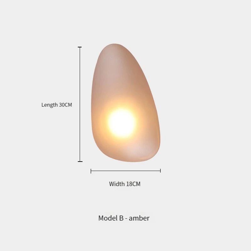 Nordic Design Color Glass LED Wall Lamp Home Decor Ceiling Wall Lights Hotel Corridor Living Room Beroom Bedside Sconce Lighting