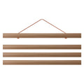 4pcs Picture Poster Hanger Frames Magnetic DIY Wood Hanging Rod Photo Wall Art Canvas Prints Painting Hang Rack Home Decor Easel