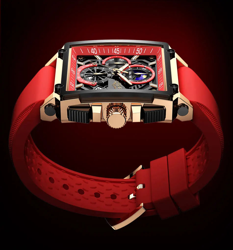 LIGE Men Watch Foxbox Brand Luxury Waterproof Quartz Wristwatch For Men Date Sport Silicone Clock Male Watches Relogio Masculino