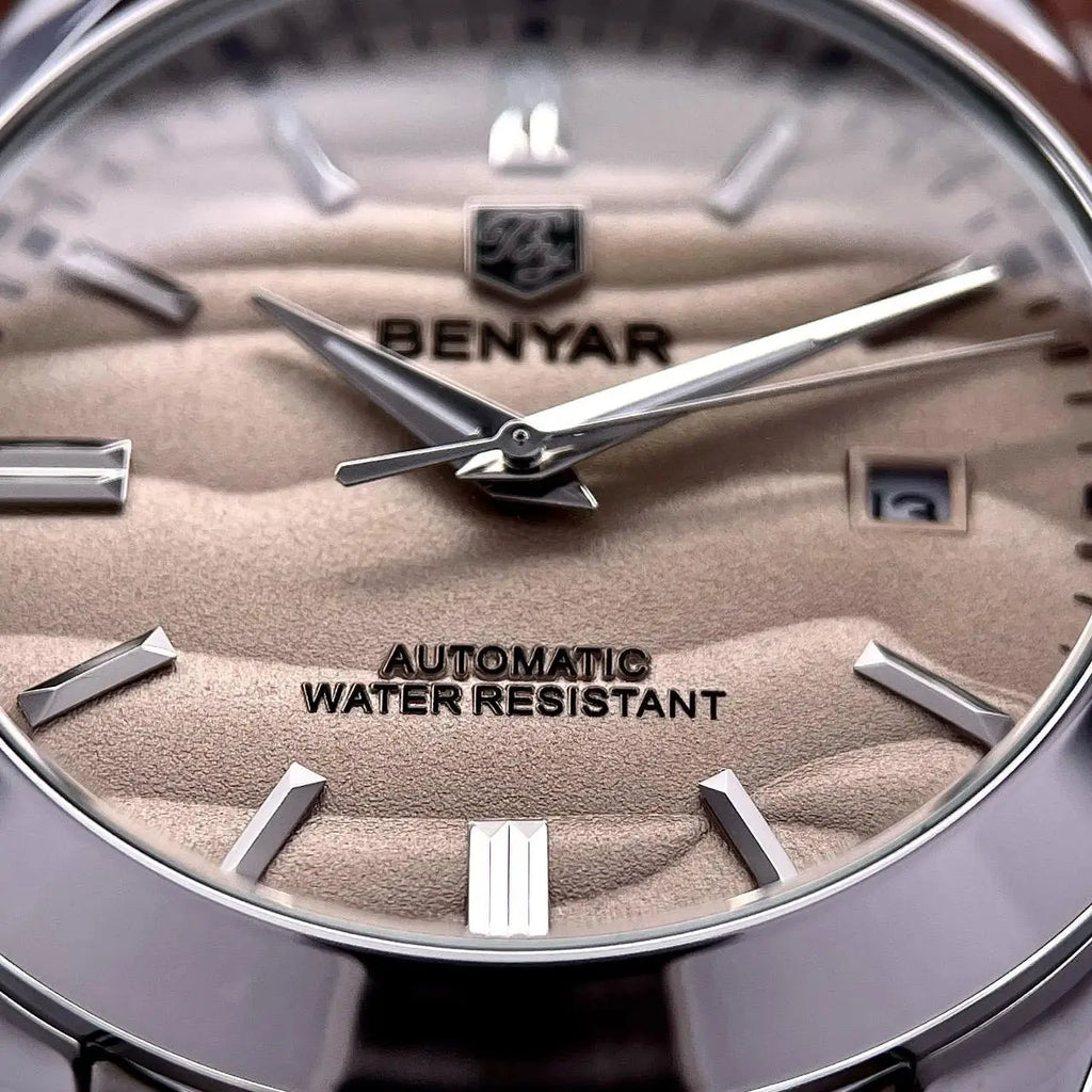 BENYAR Top Sand Series 40mm Hot Selling Mechanical Watch 316L Stainless Steel Simple 5 Bar Waterproof Automatic Men's Watch