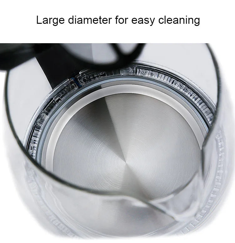 Household Kettle Glass Tea Bottle Electric Heating Kettle Teapot Cup Water Heater Portable Tea Pot Boiler