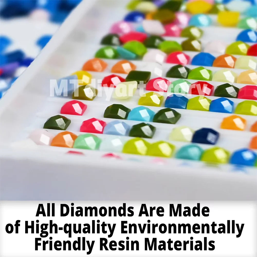 Resin 120 Colors Vase New 2025 Diamond Painting Sticker Legend Print Canvas Border New Arrivals Mosaic Rhinestones Decor Art Kit