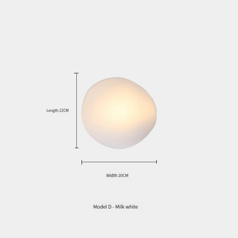 Nordic Design Color Glass LED Wall Lamp Home Decor Ceiling Wall Lights Hotel Corridor Living Room Beroom Bedside Sconce Lighting