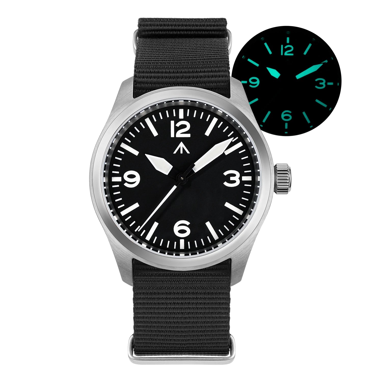 Militado New ML08 Steel Quartz Watches VH31 Sweep Movement Sapphire Mirror Super Luminous BGW9 100M Waterproof 38Mm Wrist Watch