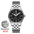 ADDIESDIVE Watches For Men Luxury Business Leisure Automatic Mechanical Men's Watch Fluorescent Waterproof 8215 316L Stainless