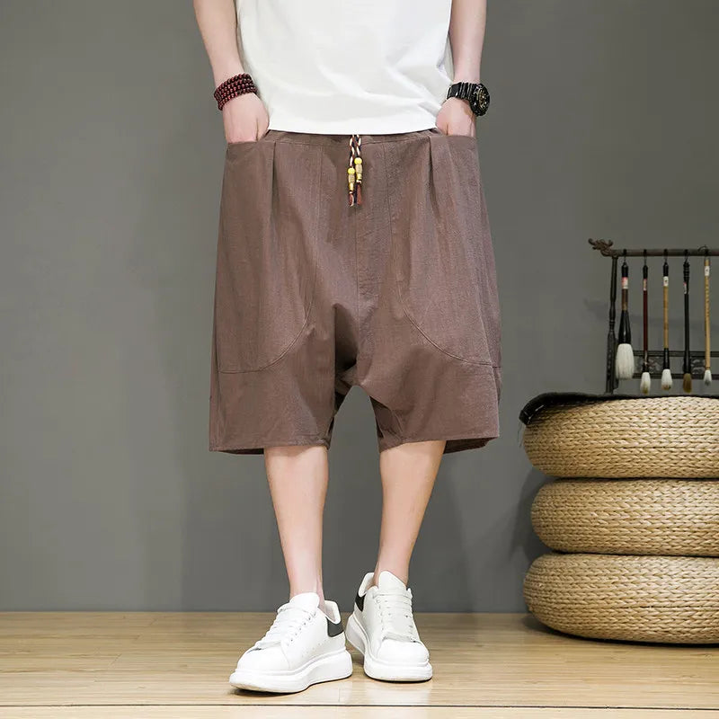 Korean Style New Five-point Pants Men's Summer Suit Shorts Streetwear Solid Color Work Shorts Black Shorts Bermuda Masculina 5XL