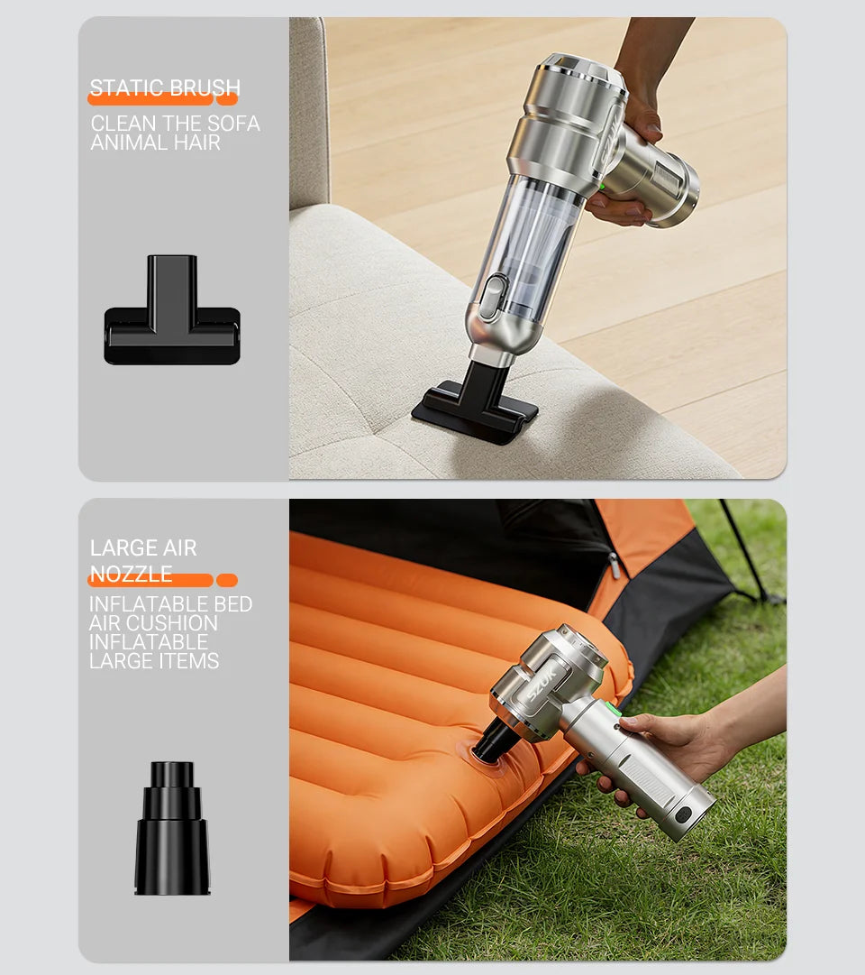 SZUK 2026 Portable Wireless Vacuum Cleaner Mini blower Multi New Car Vacuum Cleaner Powerful Handheld Cleaning Machine with LED