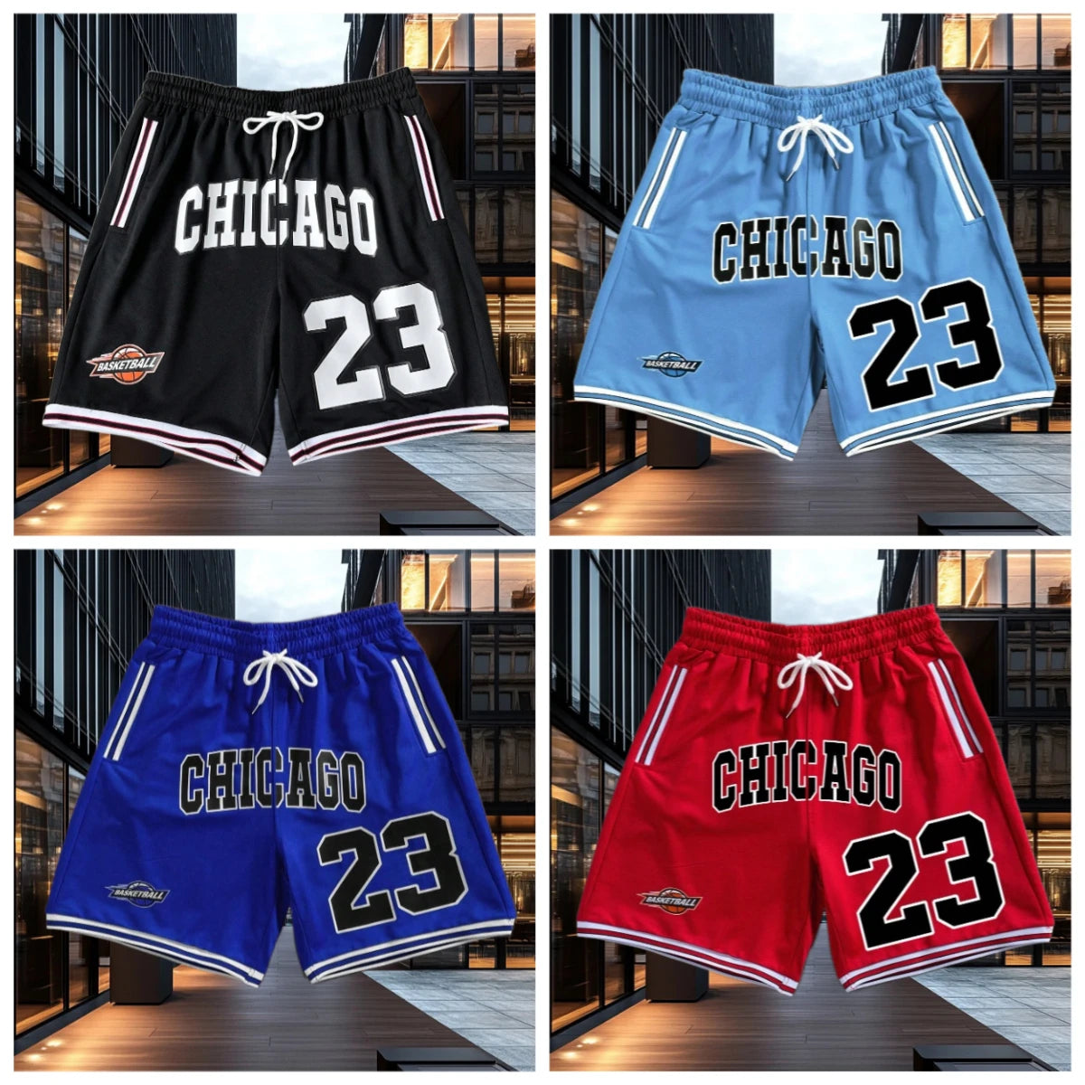 NEW The 2025/26 Summer Men's Shorts for Running Sports Casual and Fashionable 3D Digital 23 Print Are Soft and Comfortable