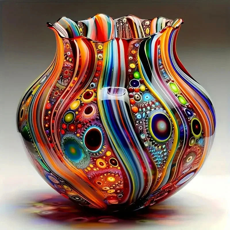 Resin 120 Colors Vase New 2025 Diamond Painting Sticker Legend Print Canvas Border New Arrivals Mosaic Rhinestones Decor Art Kit